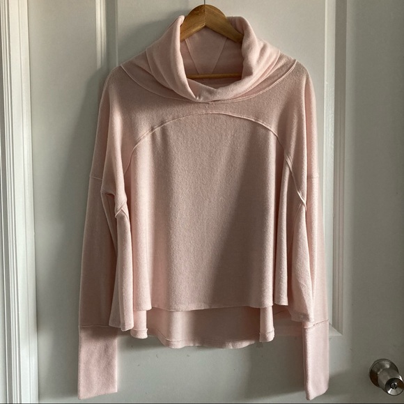 Free People Tops - Free people Cozy Time Funnel Pullover In Au Natural Size XS